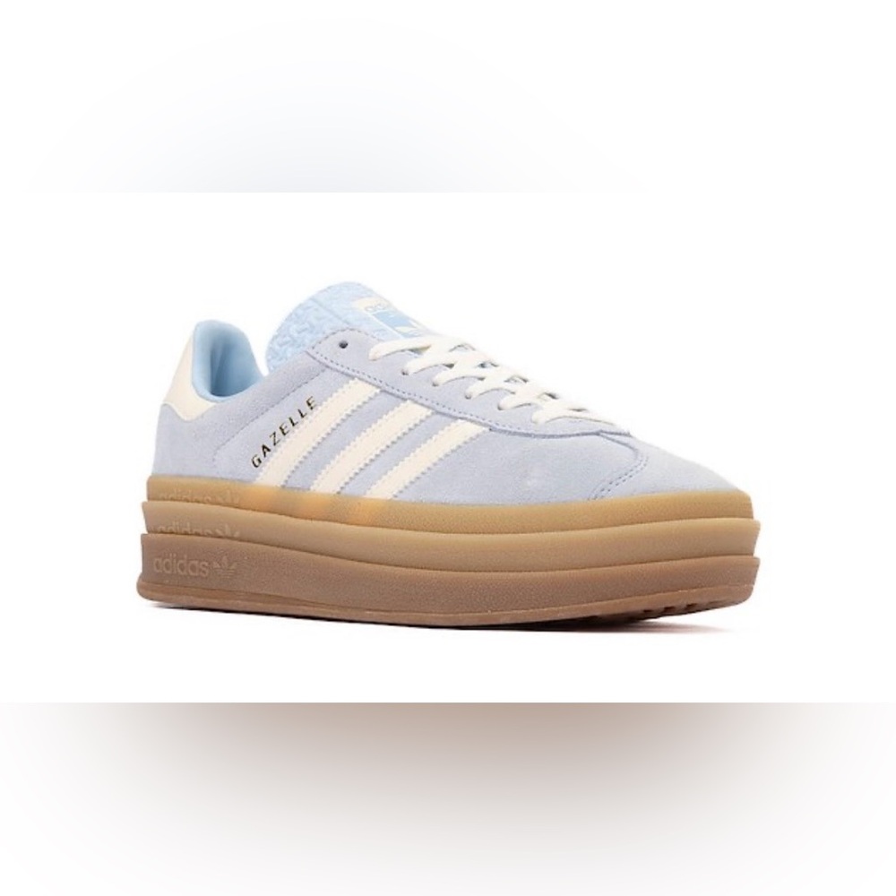 Womens Adidas Gazelle Bold Originals - Sky Blue Size 7